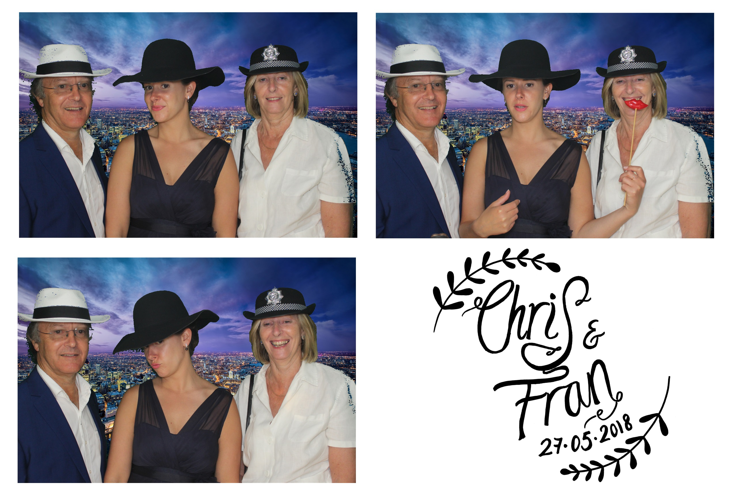 Chris & Fran | View more photos from the event at images.mobile-photo-booth.com/u/MobilePhotoBoothUK/Chris-Fran